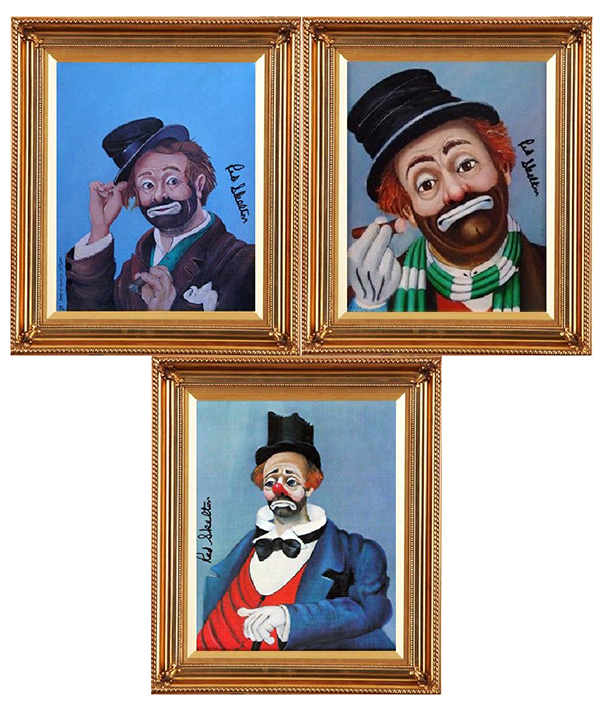 Freddie, Freddie the Freeloader and Little Blue Clown